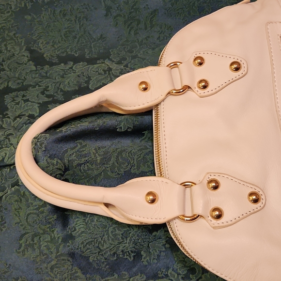 Emma Fox White Leather Satchel - Picture 7 of 10